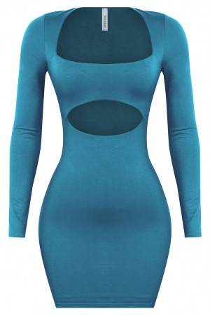 LONG SLEEVE MINI DRESS