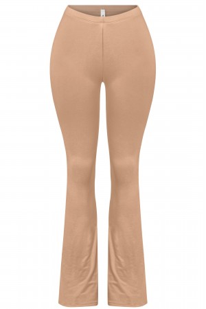 HIGH WAISTED LONG FLARE LEGGING PANTS