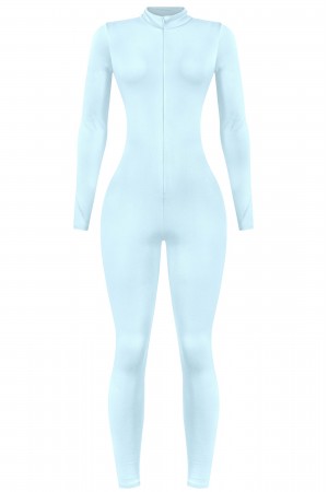 LONG SLEEVE ZIP-UP FULL LENGTH JUMPSUIT