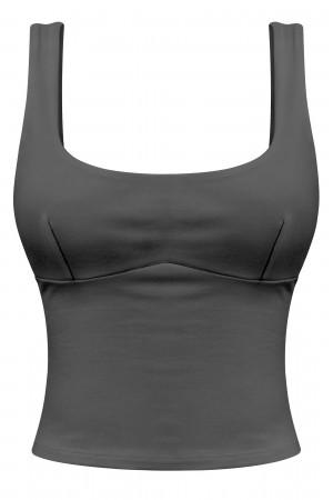 SLEEVELESS LOW BACK TANK TOP