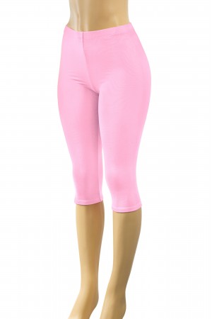 MID-WAISTED BASIC CAPRI LEGGINGS