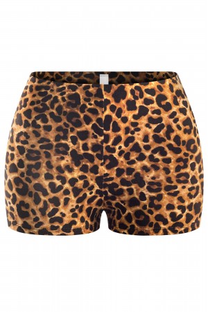 HIGH WAISTED ANIMAL PRINT MICRO SHORTS